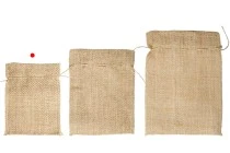 Busta in tela 100x150 mm colore naturale - 50 pz Busta in tela 100x150 mm colore naturale - 50 pz