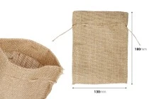 Busta in tela 130x180 mm colore naturale - 25 pz Busta in tela 130x180 mm colore naturale - 25 pz