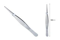 Pince à épiler en acier inoxydable de 180 mm de long Pince à épiler en acier inoxydable de 180 mm de long