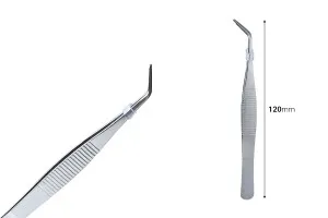 Pincettes - pincettes en acier inoxydable de 120 mm de long-2
