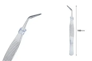 Pince à épiler en acier inoxydable de 160 mm de long-2