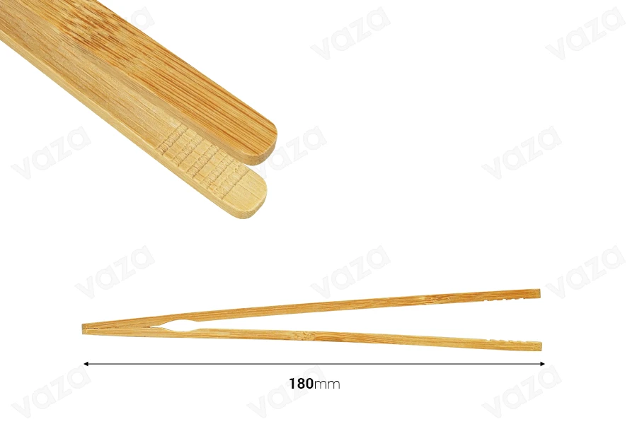 Zange - Bambuspinzette 180mm lang - 6 Stk-bildabmessungen