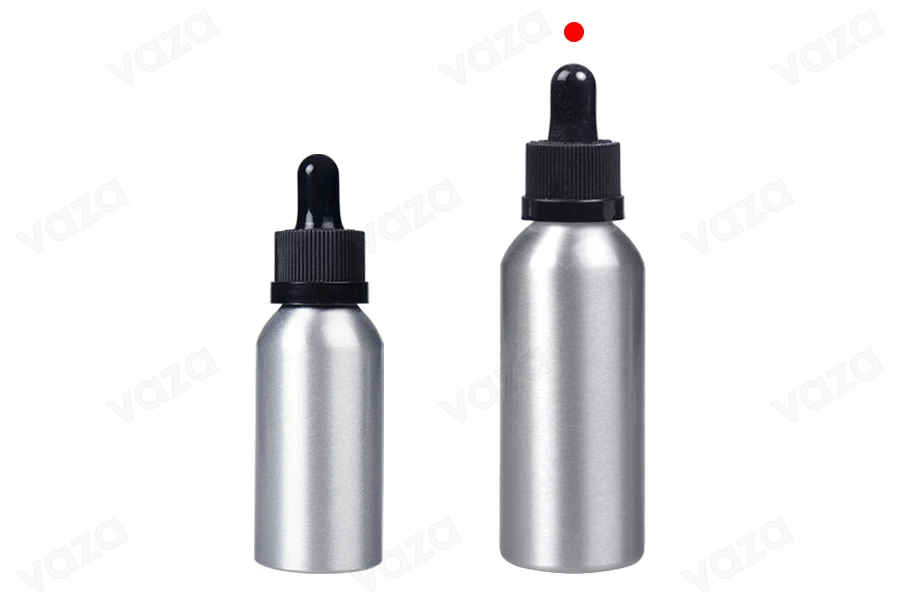Aluminiumflasche 60ml mit Tropfer CRC - 6 Stk-bildgruppe