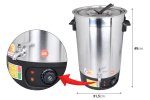 Machine à fondre la cire - liquéfaction (40 L)-2