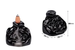 Ceramic burner 70x70x80 mm for backflow cones-2