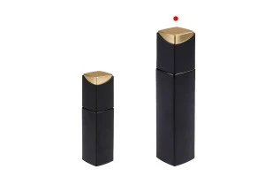 100-ml-Luxusglasflasche in mattschwarzer Farbe mit Cremepumpe und Spezialverschluss-6