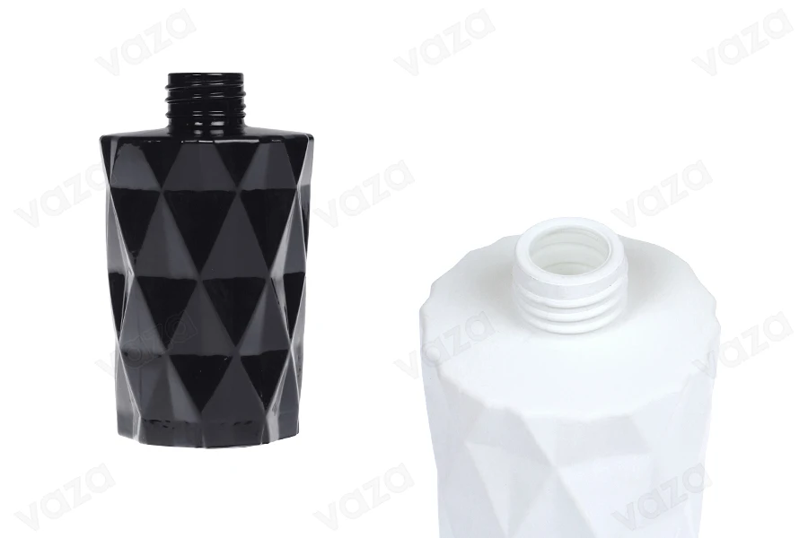Shishe qelqi 180 ml (PP28) në ngjyrë të bardhë mat ose të zezë e përshtatshme për aromatizues ambienti    -imazh_produkt