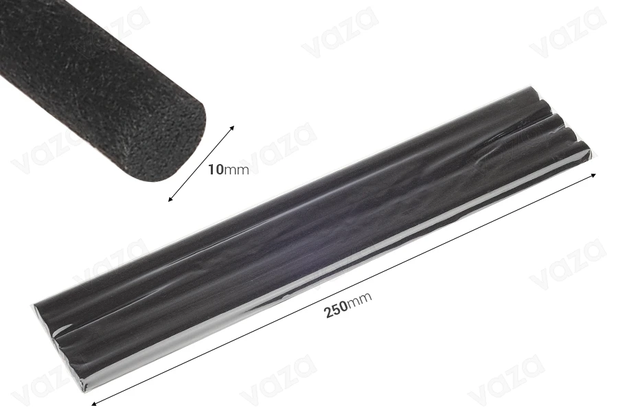 Fiber sticks 10x250 mm (soft) για αρωματικά χώρου σε ποικιλία χρωμάτων - 5 τμχ-εικόνα_διαστάσεις