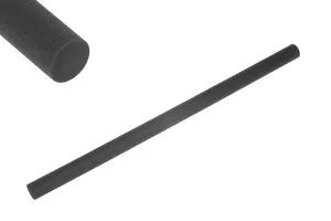 Bâton de fibre 15x300 mm (dur) pour parfums d&#39;ambiance de couleur noire - 1 pc-1