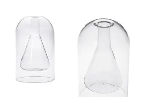 Contenitore in vetro soffiato a due camere da 220 ml adatto per profumare ambienti-1