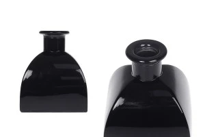 Flacon en verre de 300 ml de couleur noire adapté au parfum d&#39;ambiance-1
