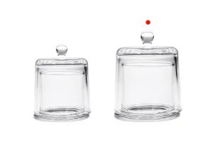 Decorative glass fountain 300 ml with glass bell cap-6