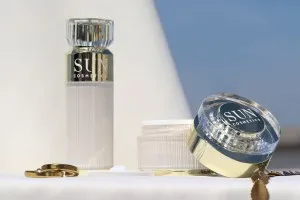 Luxury airless 50ml acrylic bottle with cream pump and acrylic cap-3