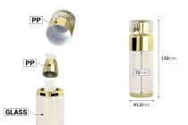 Ακρυλικό airless μπουκάλι 30 ml πολυτελείας με αντλία κρέμας και ακρυλικό καπάκι Ακρυλικό airless μπουκάλι 30 ml πολυτελείας με αντλία κρέμας και ακρυλικό καπάκι