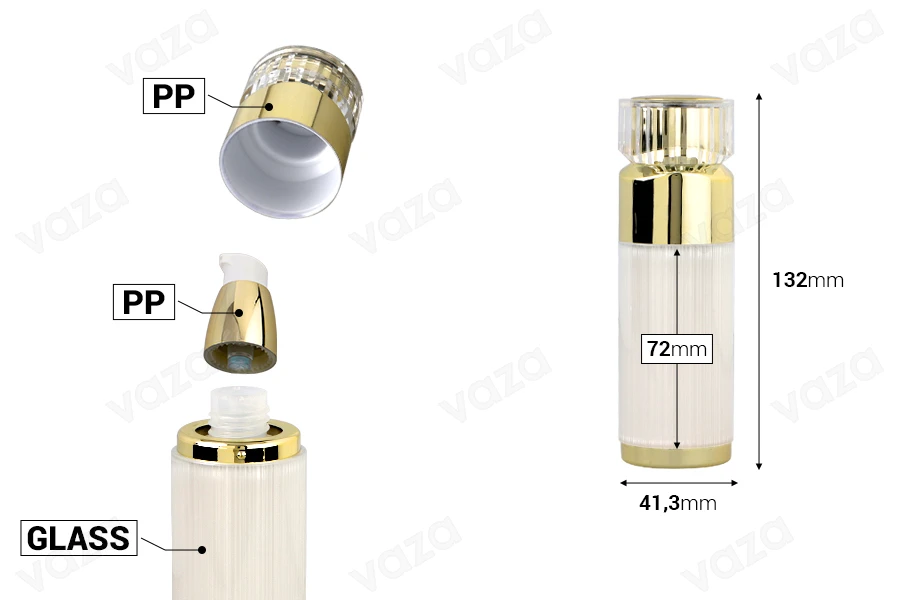Ακρυλικό airless μπουκάλι 30 ml πολυτελείας με αντλία κρέμας και ακρυλικό καπάκι Ακρυλικό airless μπουκάλι 30 ml πολυτελείας με αντλία κρέμας και ακρυλικό καπάκι-εικόνα_διαστάσεις