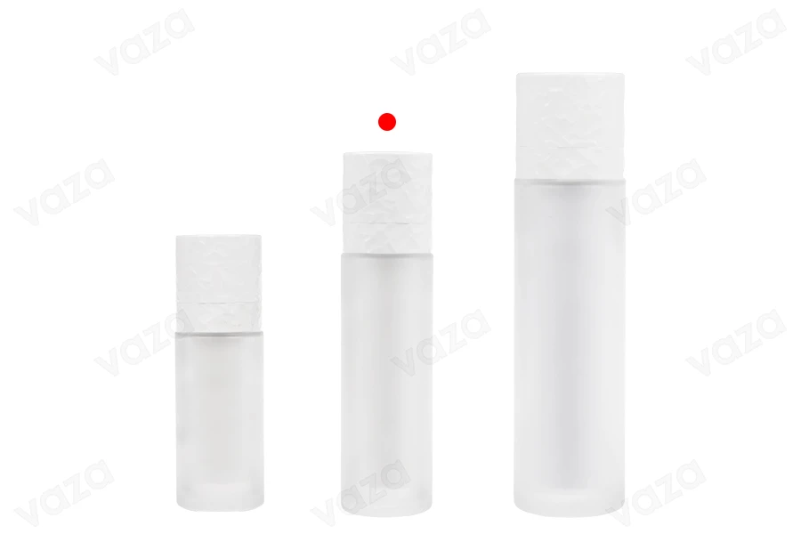 50 ml nachfüllbare Flasche mit Cremepumpe und äußerem sandgestrahltem Glasgehäuse 50 ml nachfüllbare Flasche mit Cremepumpe und äußerem sandgestrahltem Glasgehäuse-bildgruppe