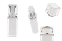 Μπουκάλι πολυτελείας 30 ml επαναγεμιζόμενο με αντλία κρέμας και εξωτερική ακρυλική θήκη Μπουκάλι πολυτελείας 30 ml επαναγεμιζόμενο με αντλία κρέμας και εξωτερική ακρυλική θήκη