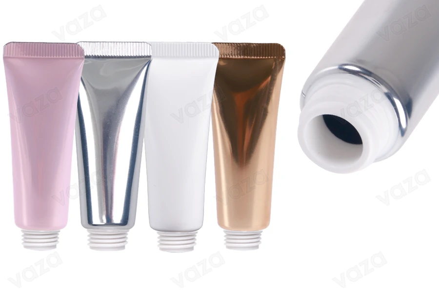 Kunststofftube 10 ml (Weithals) mit innerer Aluminiumbeschichtung in verschiedenen Farben - 12 Stk Kunststofftube 10 ml (Weithals) mit innerer Aluminiumbeschichtung in verschiedenen Farben - 12 Stk-produktbild