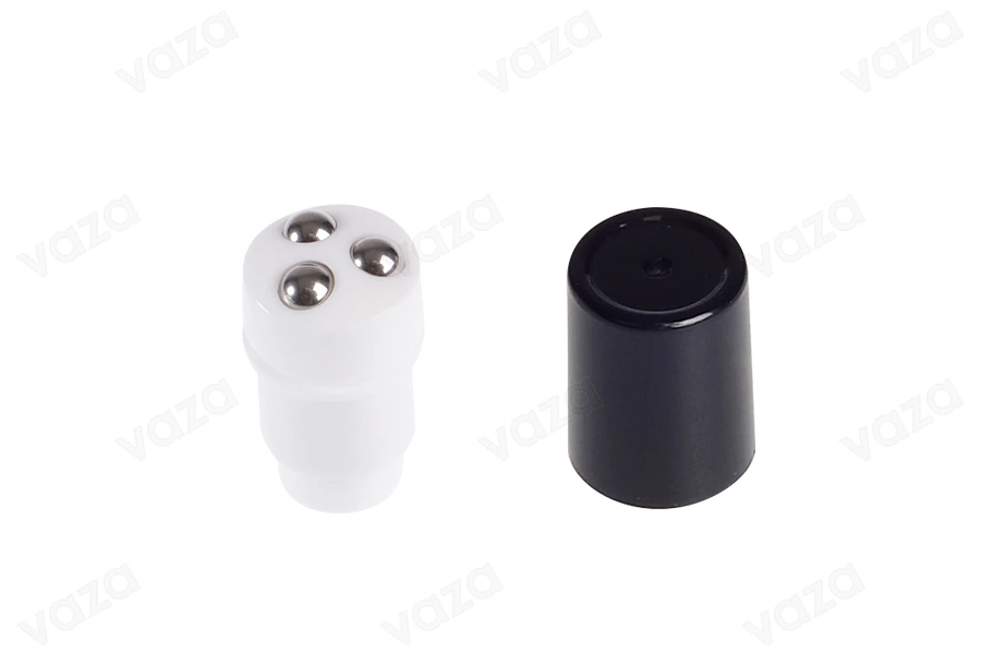 Roll on set with metal balls with cap for tubes with wide mouth - 6 pcs-εικόνα_προϊοντική