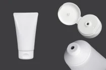 Kunststofftube 150 ml weiß mit Aluminium-Innenbeschichtung und Flip-Top-Verschluss – 12 Stück Kunststofftube 150 ml weiß mit Aluminium-Innenbeschichtung und Flip-Top-Verschluss – 12 Stück