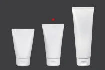 Kunststofftube 150 ml weiß mit Aluminium-Innenbeschichtung und Flip-Top-Verschluss – 12 Stück Kunststofftube 150 ml weiß mit Aluminium-Innenbeschichtung und Flip-Top-Verschluss – 12 Stück