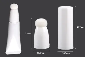 Jeu d&#39;éponge et de bouchon en plastique pour tubes à bouche étroite - 6 pcs-2