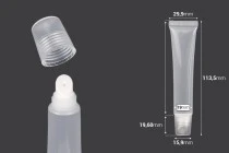 Tubo lucidalabbra in plastica trasparente (PP) da 20 ml Tubo lucidalabbra in plastica trasparente (PP) da 20 ml
