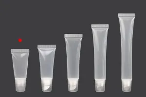 Tubo lucidalabbra in plastica trasparente (PP) da 5 ml-6