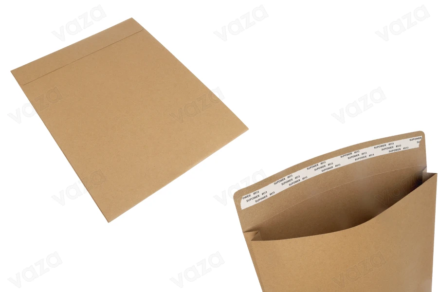 Χάρτινη σακούλα κούριερ (300gsm) 280x345 mm με αυτοκόλλητο κλείσιμο - 20 τμχ-εικόνα_προϊοντική