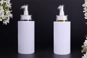 200 ml PET-Flasche mit Cremepumpe (PP24) und Verschluss - 6 Stk-3