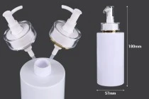 Μπουκάλι 200 ml PET με αντλία κρέμας (PP24) και καπάκι - 6 τμχ Μπουκάλι 200 ml PET με αντλία κρέμας (PP24) και καπάκι - 6 τμχ
