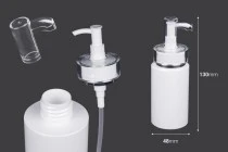 100 ml PET bottle with cream pump (PP24) and cap - 6 pcs 100 ml PET bottle with cream pump (PP24) and cap - 6 pcs