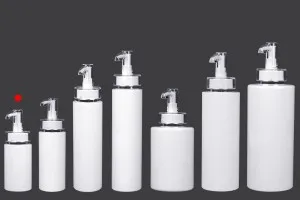 Flacon PET de 100 ml avec pompe à crème (PP24) et bouchon - 6 pcs-8