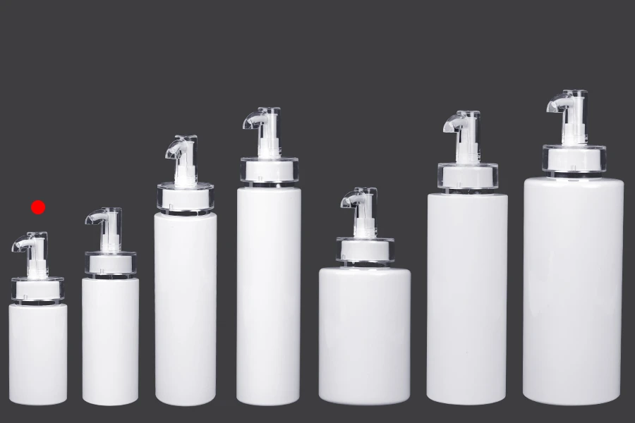 100 ml PET bottle with cream pump (PP24) and cap - 6 pcs 100 ml PET bottle with cream pump (PP24) and cap - 6 pcs
