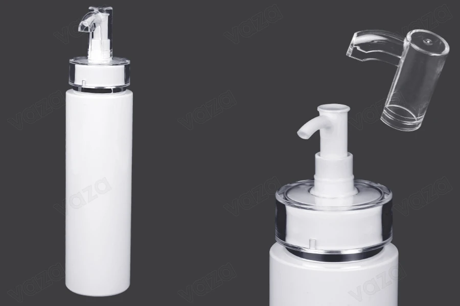 Μπουκάλι 200 ml PET με αντλία κρέμας (PP24) και καπάκι - 6 τμχ Μπουκάλι 200 ml PET με αντλία κρέμας (PP24) και καπάκι - 6 τμχ-εικόνα_προϊοντική
