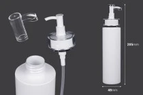 Μπουκάλι 200 ml PET με αντλία κρέμας (PP24) και καπάκι - 6 τμχ Μπουκάλι 200 ml PET με αντλία κρέμας (PP24) και καπάκι - 6 τμχ