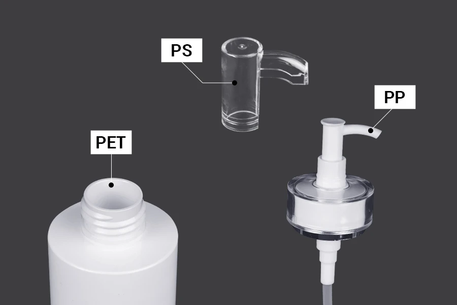 Μπουκάλι 200 ml PET με αντλία κρέμας (PP24) και καπάκι - 6 τμχ Μπουκάλι 200 ml PET με αντλία κρέμας (PP24) και καπάκι - 6 τμχ