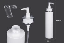 Μπουκάλι 250 ml PET με αντλία κρέμας (PP24) και καπάκι - 6 τμχ Μπουκάλι 250 ml PET με αντλία κρέμας (PP24) και καπάκι - 6 τμχ