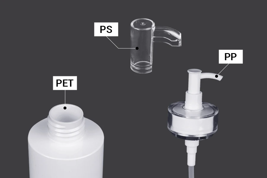 Μπουκάλι 250 ml PET με αντλία κρέμας (PP24) και καπάκι - 6 τμχ Μπουκάλι 250 ml PET με αντλία κρέμας (PP24) και καπάκι - 6 τμχ