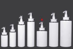 Flacon PET de 300 ml avec pompe à crème (PP24) et bouchon - 6 pcs-3