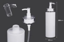 Μπουκάλι 350 ml PET με αντλία κρέμας (PP24) και καπάκι - 6 τμχ Μπουκάλι 350 ml PET με αντλία κρέμας (PP24) και καπάκι - 6 τμχ