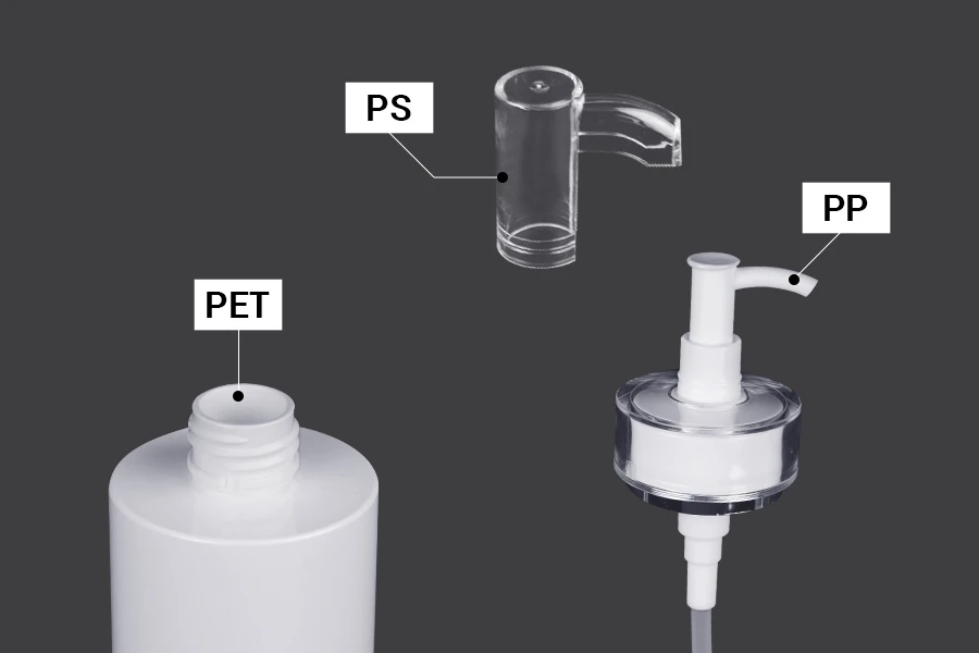 Μπουκάλι 350 ml PET με αντλία κρέμας (PP24) και καπάκι - 6 τμχ Μπουκάλι 350 ml PET με αντλία κρέμας (PP24) και καπάκι - 6 τμχ