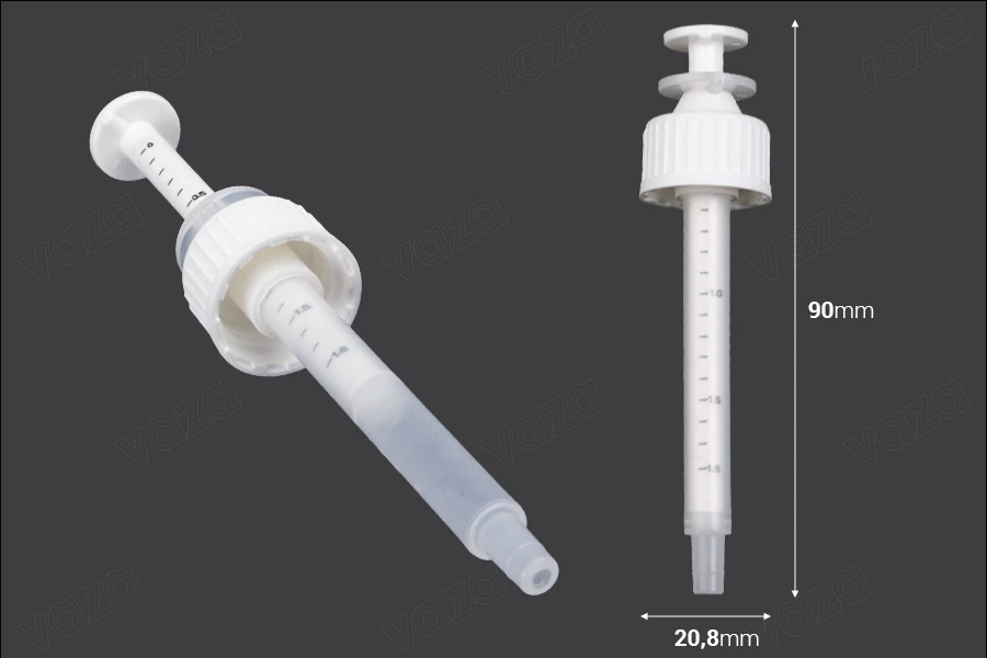 PP18-Kunststoffspender für 30ml-Flaschen mit ätherischen Ölen-bildabmessungen