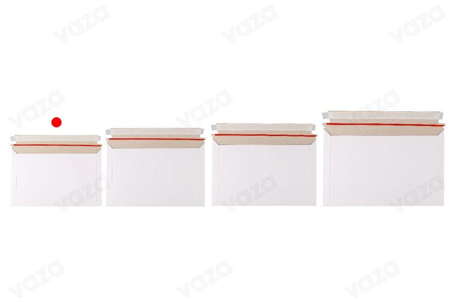 Paper envelope 245x155 mm (suitable for A5 size) with integrated sealing tape - 10 pcs-image_group