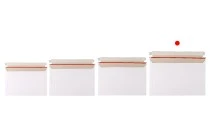Busta in carta 345x280 mm con nastro sigillante integrato - 10 pz