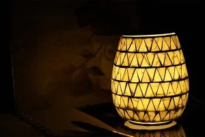 Elektrischer Aromadiffusor aus Glas mit Licht zum Verbrennen aromatischer Schmelzen und Öle (widerstandsbetrieben)-5