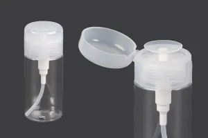 Plastikflasche 120 ml mit Pumpspender für Demaquillage - 12 Stk-1