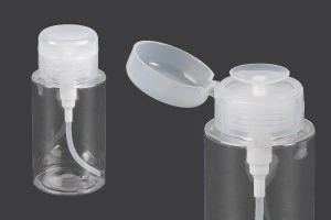 Plastikflasche 120 ml mit Pumpspender für Demaquillage - 12 Stk-1