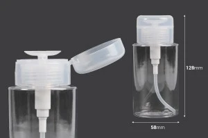 Plastikflasche 120 ml mit Pumpspender für Demaquillage - 12 Stk-2