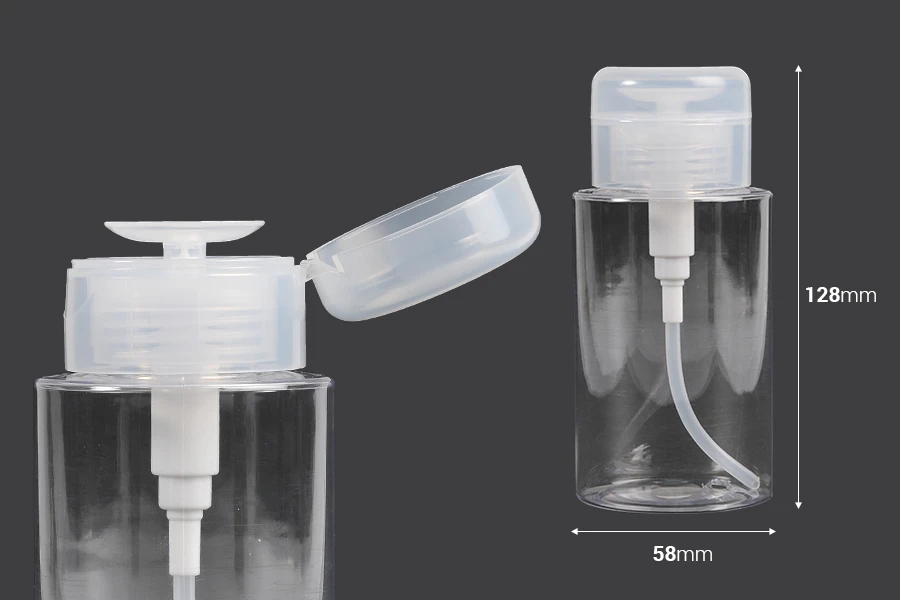 Πλαστικό μπουκάλι 200 ml με αντλία pumper για ντεμακιγιάζ- 12 τμχ Πλαστικό μπουκάλι 200 ml με αντλία pumper για ντεμακιγιάζ- 12 τμχ